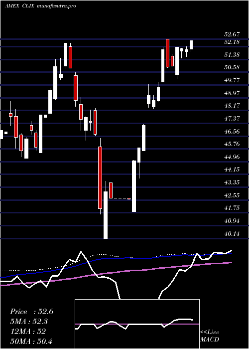 weekly chart ProsharesLong