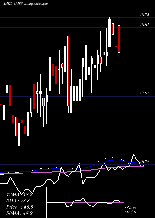 weekly chart CmbsBond