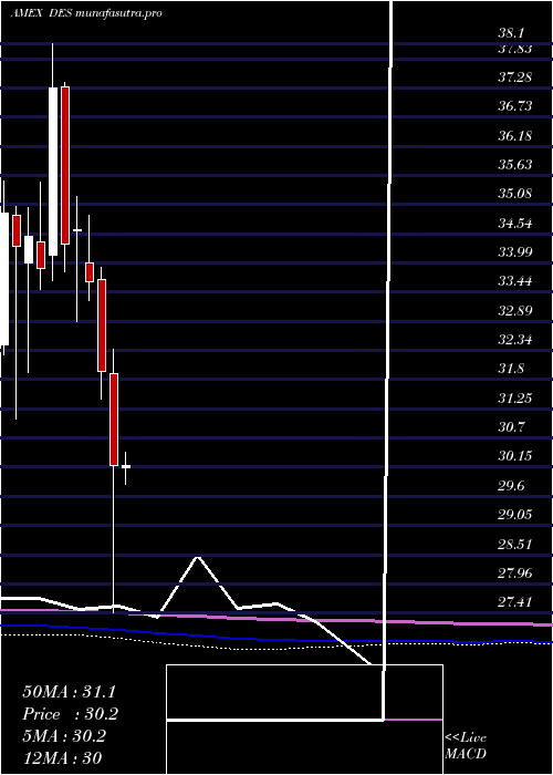  monthly chart SmallcapDividend