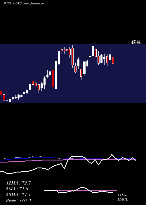  weekly chart MicrosectorsGold