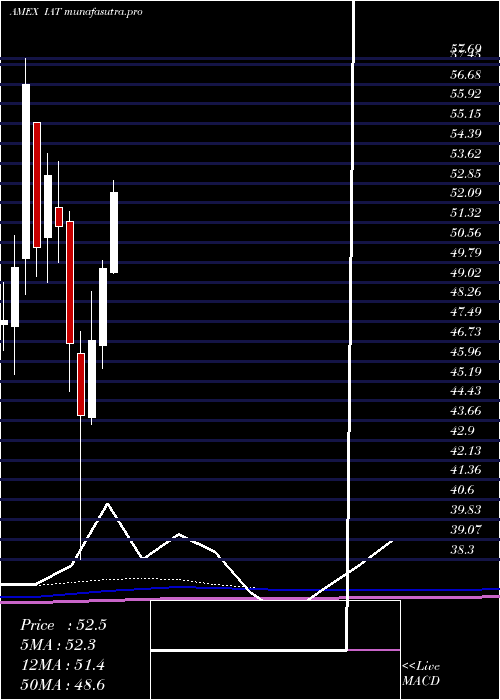 monthly chart DjUs