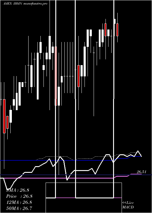  weekly chart IsharesIbonds