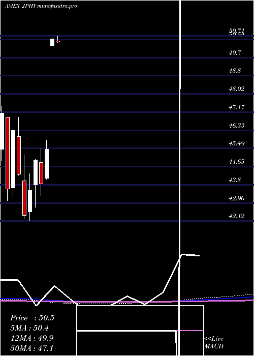 monthly chart JpmDiversified