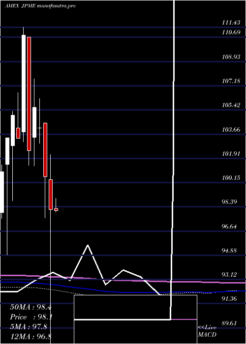 monthly chart JpmorganDiversified
