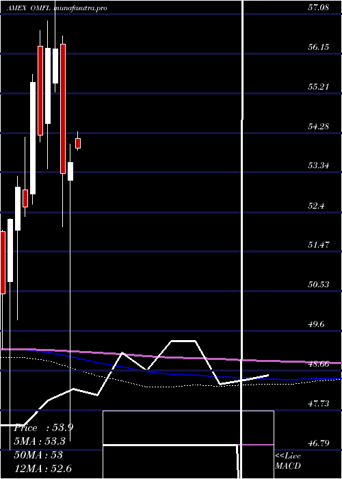 monthly chart OppenheimerRussell