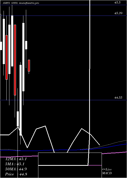  monthly chart XtrackersShort