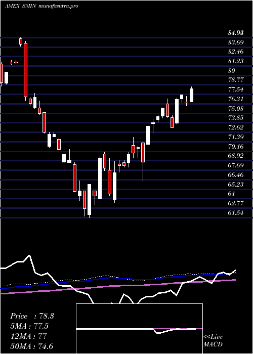 weekly chart IndiaSmallcap