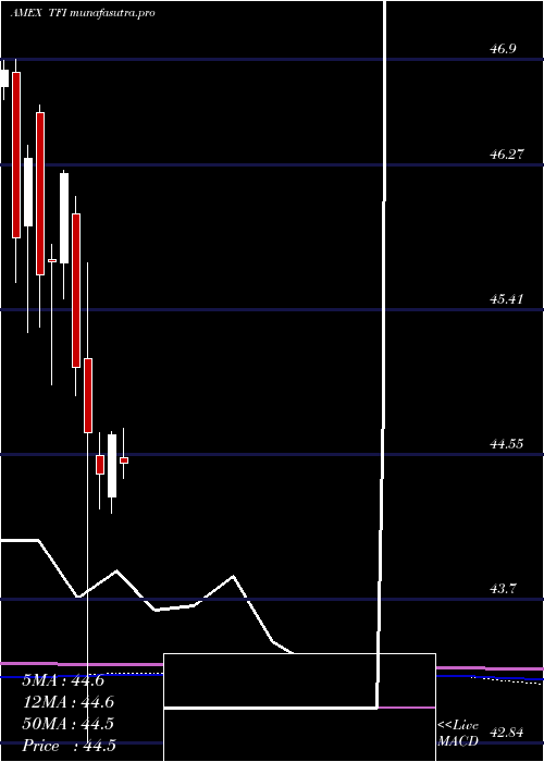 monthly chart SpdrMuni