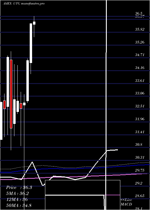 monthly chart ReavesUtility