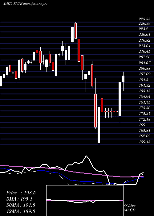 weekly chart SpdrNyse