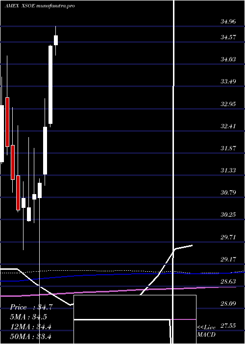 monthly chart WisdomtreeEmerging