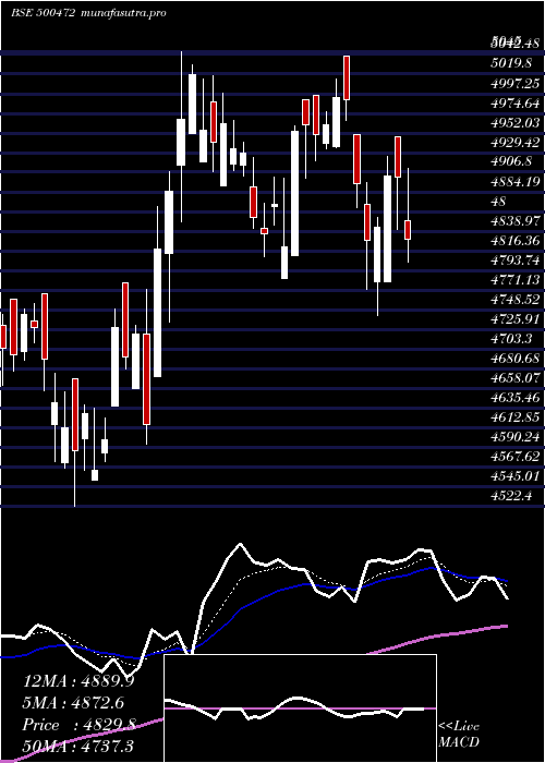  Daily chart SkfIndia