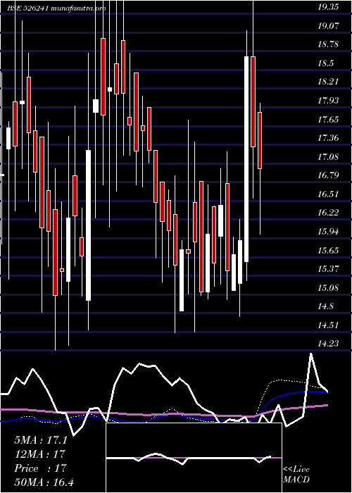 weekly chart AmrapaliInd