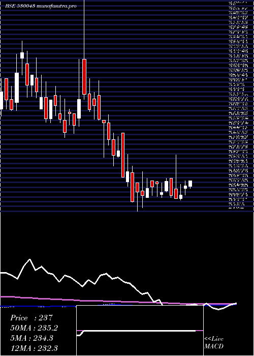 weekly chart AcknitInd