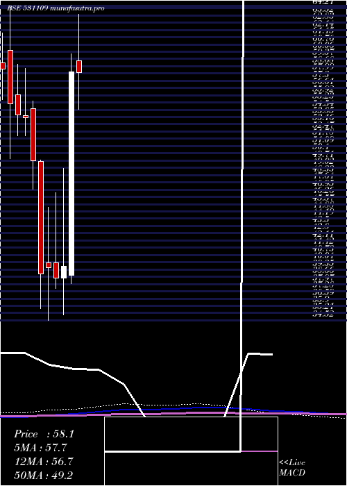 monthly chart IshanDyes
