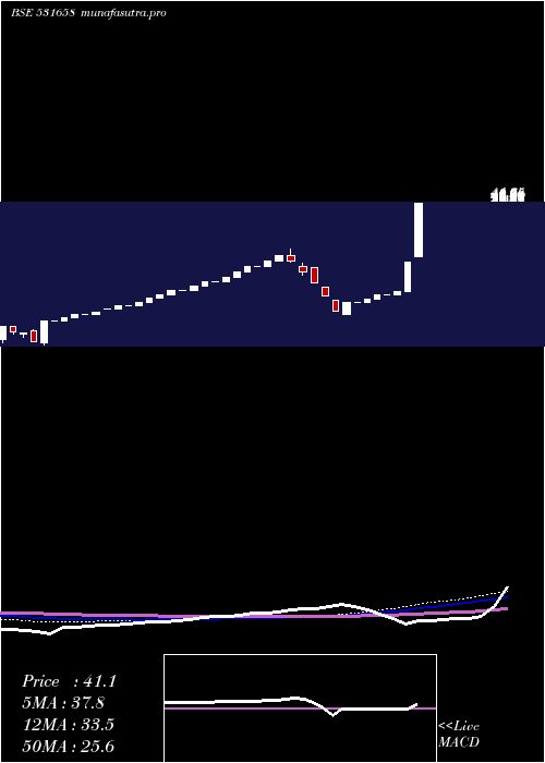 monthly chart TrijalInd
