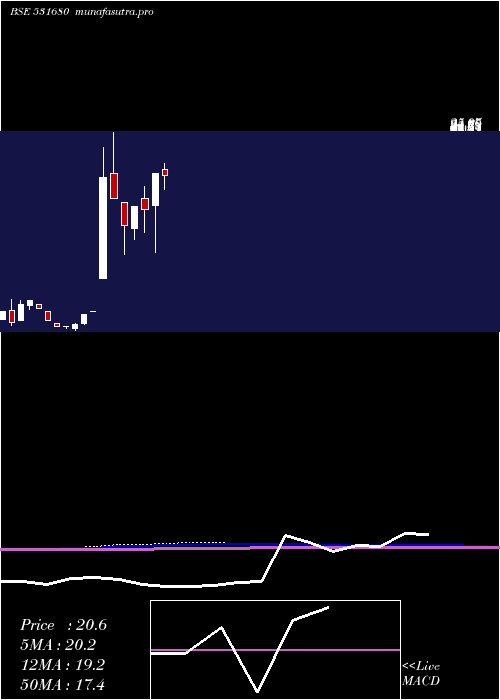 monthly chart MayurLeathr
