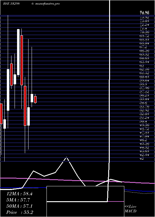 monthly chart NirajCement