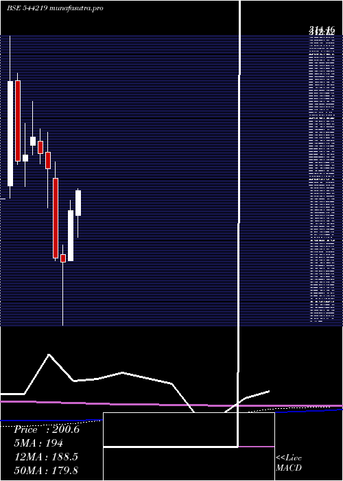 monthly chart VvipInfratech