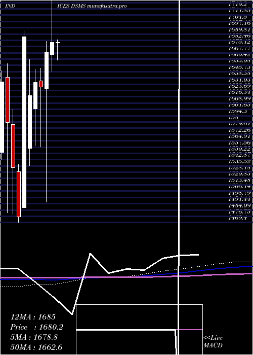 monthly chart DjUs