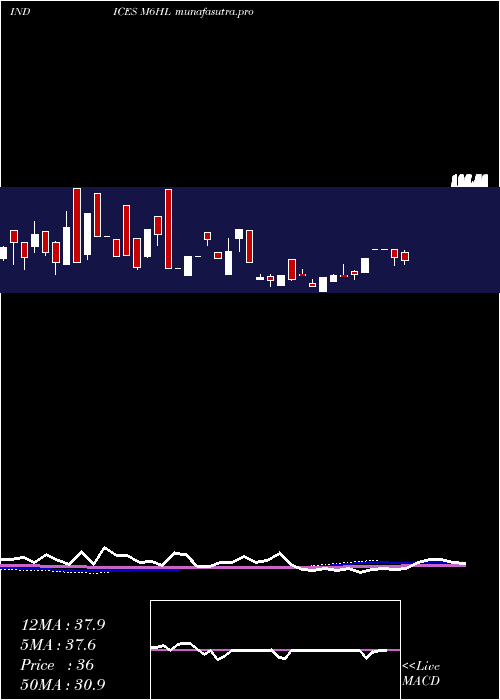weekly chart 6Month