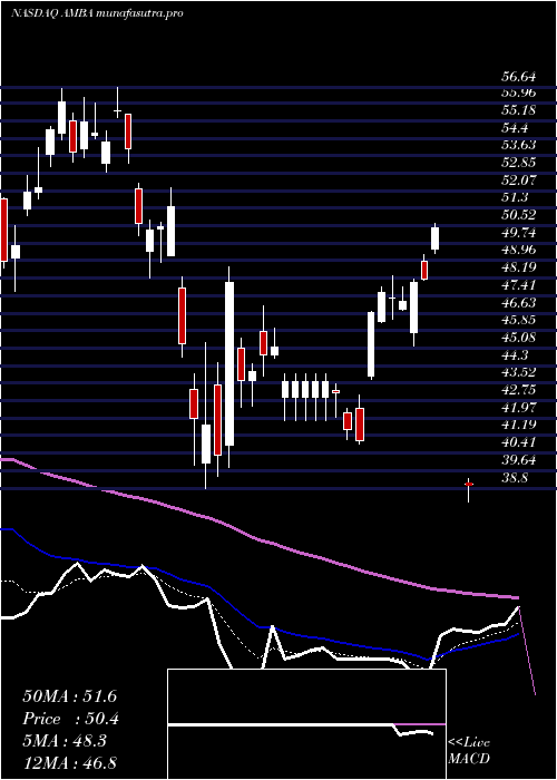 Daily chart AmbarellaInc
