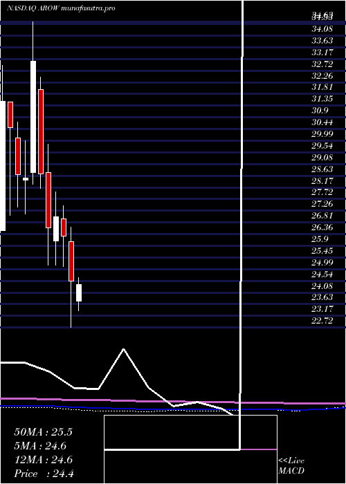 monthly chart ArrowFinancial