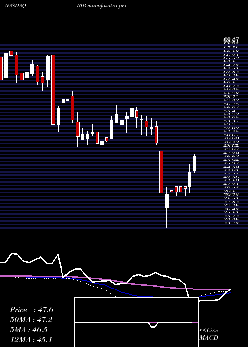 weekly chart ProsharesUltra