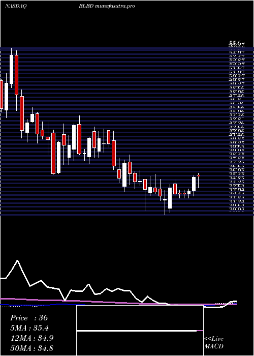 weekly chart BlueBird