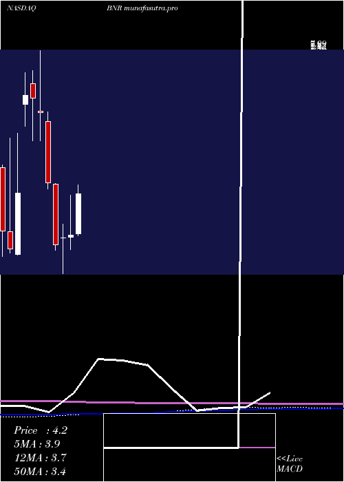 monthly chart BurningRock