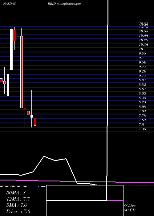 monthly chart BridgfordFoods