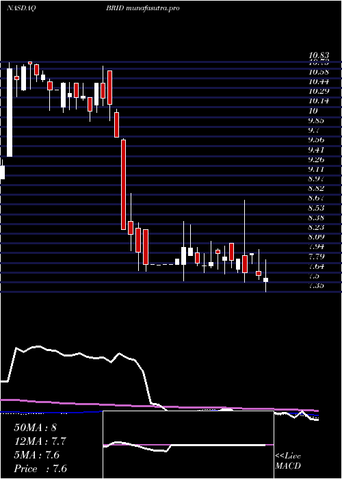 weekly chart BridgfordFoods