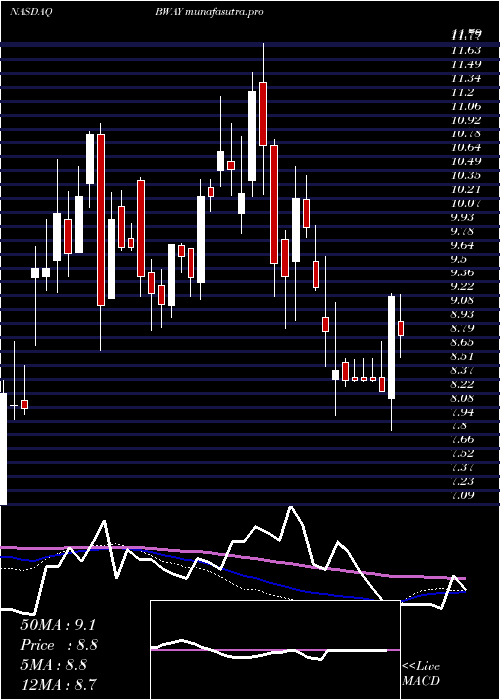 weekly chart BrainswayAdr