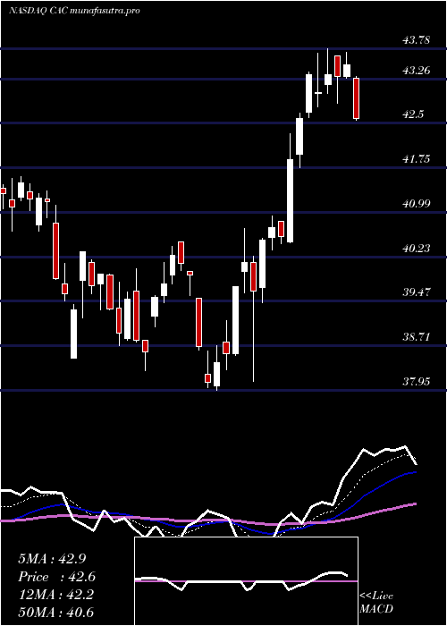 Daily chart CamdenNational