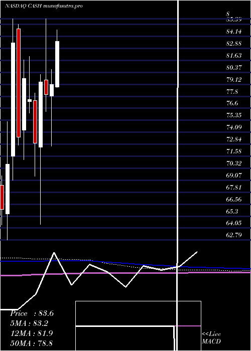 monthly chart MetaFinancial