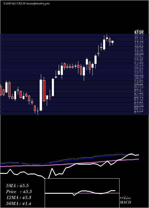 weekly chart CelsiusHoldings