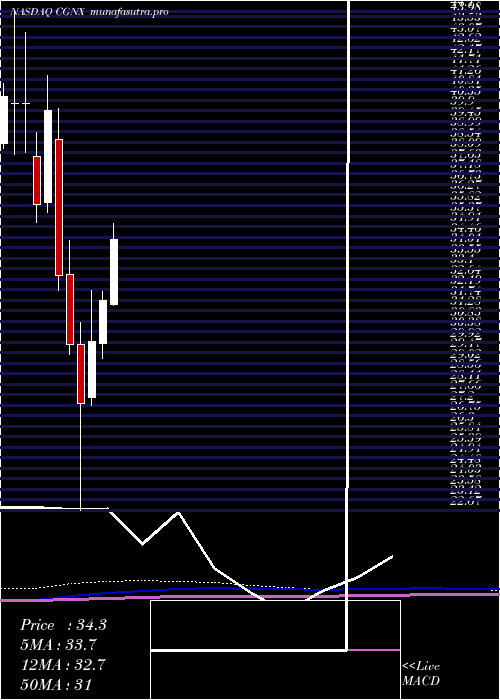 monthly chart CognexCorporation