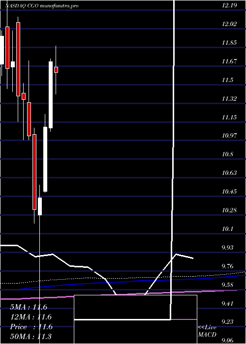 monthly chart CalamosGlobal