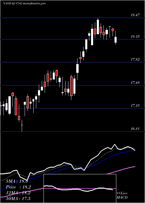 Daily chart CalamosStrategic