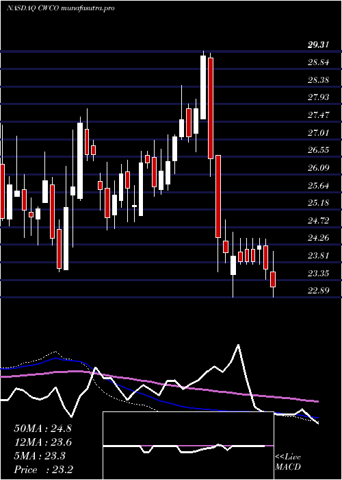 weekly chart ConsolidatedWater