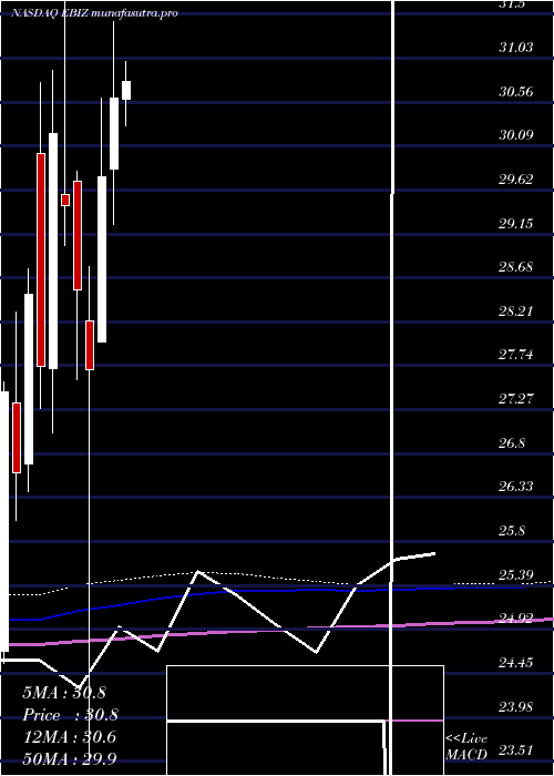 monthly chart GlobalX