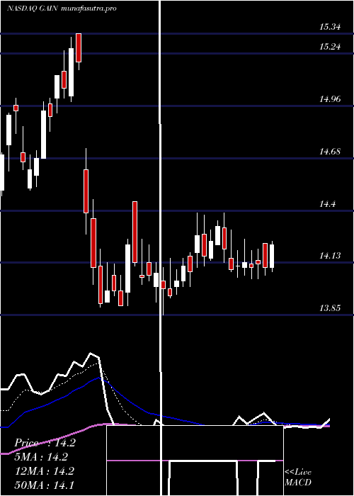Daily chart GladstoneInvestment