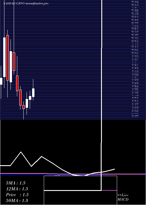 monthly chart GevoInc