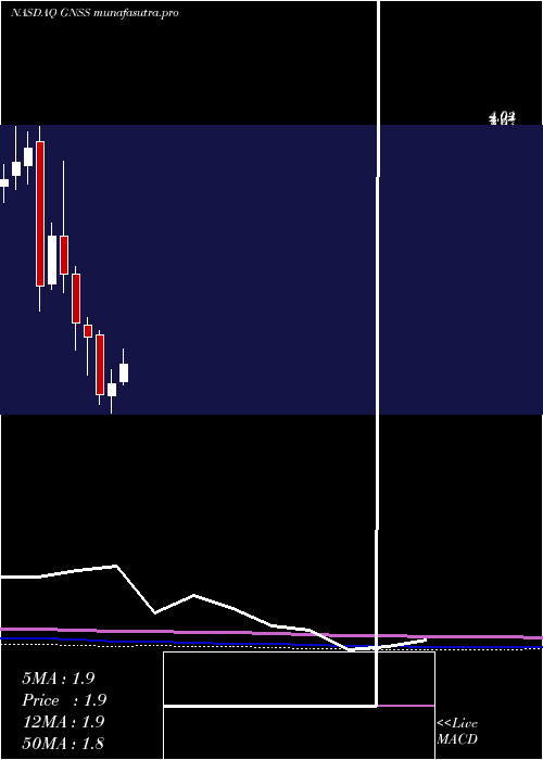 monthly chart GenasysInc