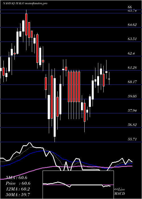 Daily chart HalozymeTherapeutics
