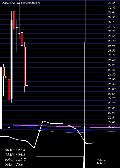 monthly chart HackettGroup