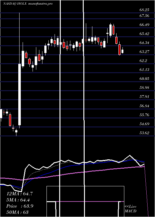 Daily chart HologicInc