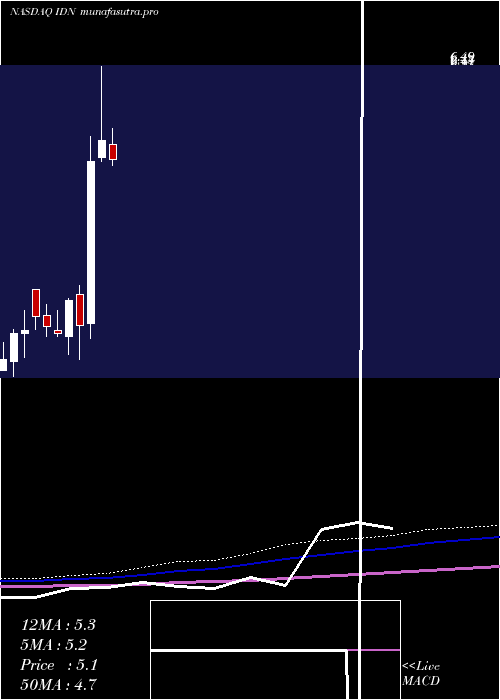 monthly chart IntellicheckMobilisia