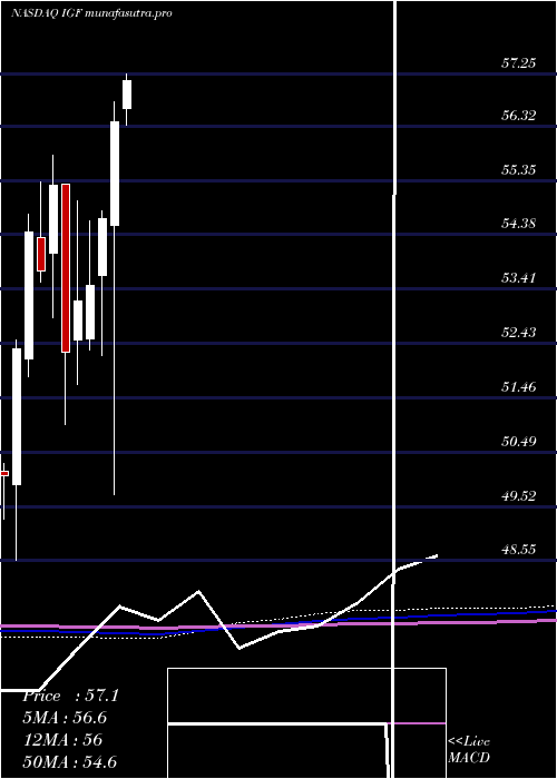 monthly chart IsharesGlobal