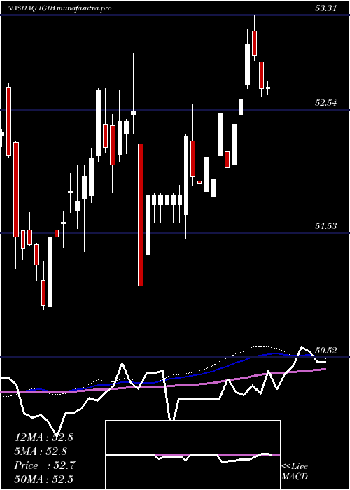 weekly chart IsharesIntermediate